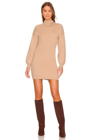 Line & Dot Ottoman Dress in Latte from Revolve.com | Revolve Clothing (Global)