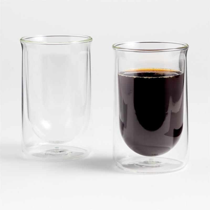 FLUR 11-oz. Clear Tasting Glasses, Set of 2 + Reviews | Crate & Barrel | Crate & Barrel