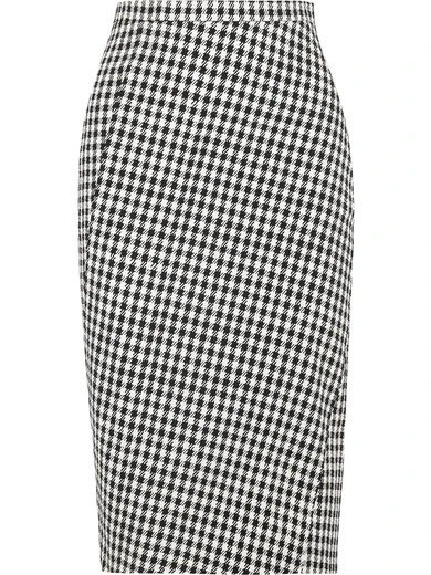 Vic houndstooth stretch-crepe pencil skirt | NET-A-PORTER (US)