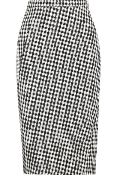Vic houndstooth stretch-crepe pencil skirt | NET-A-PORTER (US)