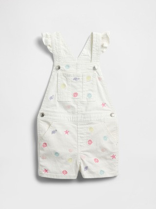 Toddler Denim Ruffle Shortalls | Gap Factory | Gap Factory