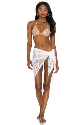 Beach Bunny Hard Summer Bikini Top in Gold from Revolve.com | Revolve Clothing (Global)