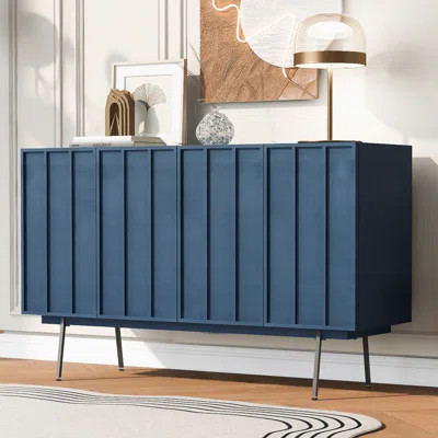 Modern Cabinet With 4 Doors | Wayfair North America