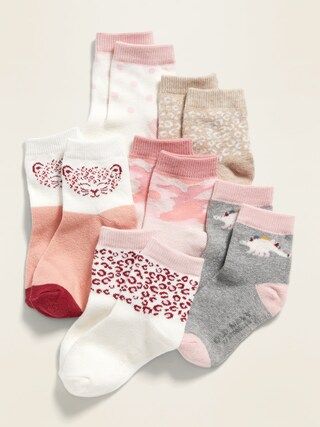 Critter Socks 6-Pack for Toddler &#x26; Baby | Old Navy (US)