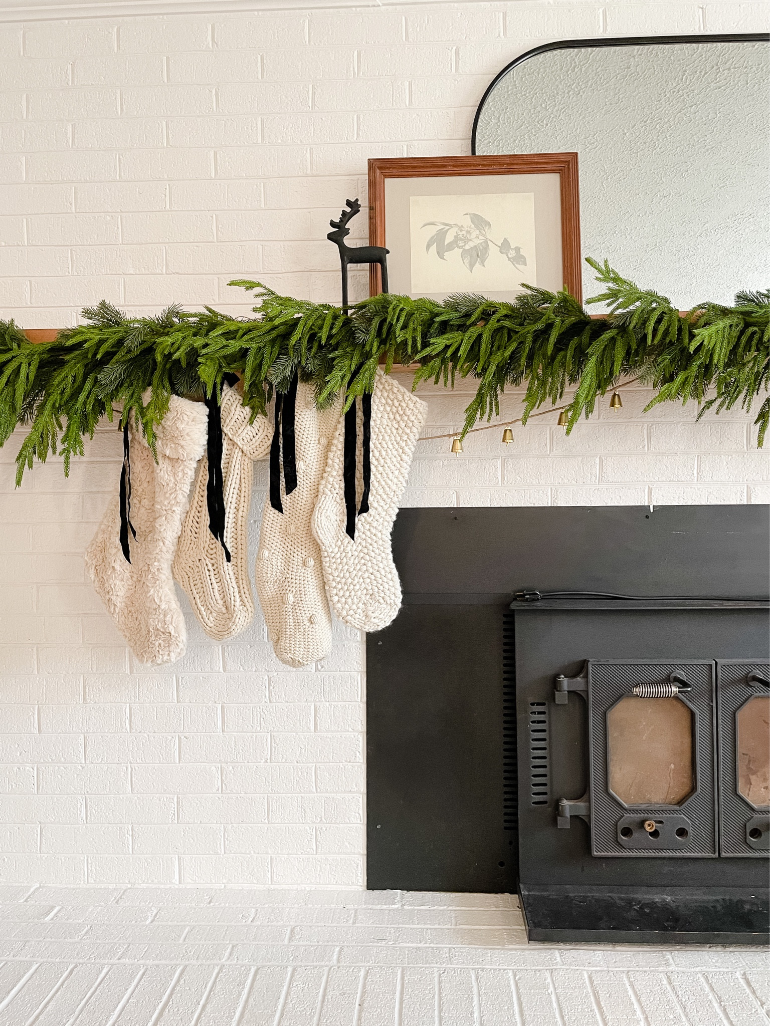 My very favorite part of Christmas decor is the mantle! This garland is beautiful, the mix n match stockings with tags to come!

#LTKHoliday #LTKSeasonal #LTKhome