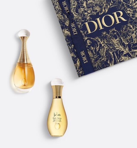 J'adore eau de parfum infinissime and Body Oil Fragrance Set | DIOR | Dior Couture