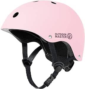 OutdoorMaster Kids Skateboard Helmet -Toddler to Youth Bike Helmets for Girls and Boys Adjustable... | Amazon (US)