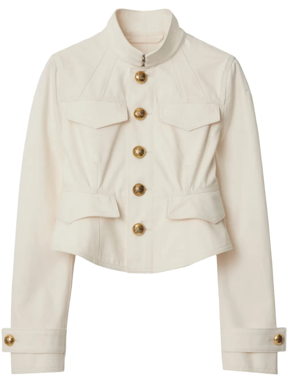 cropped cotton jacket | Farfetch Global