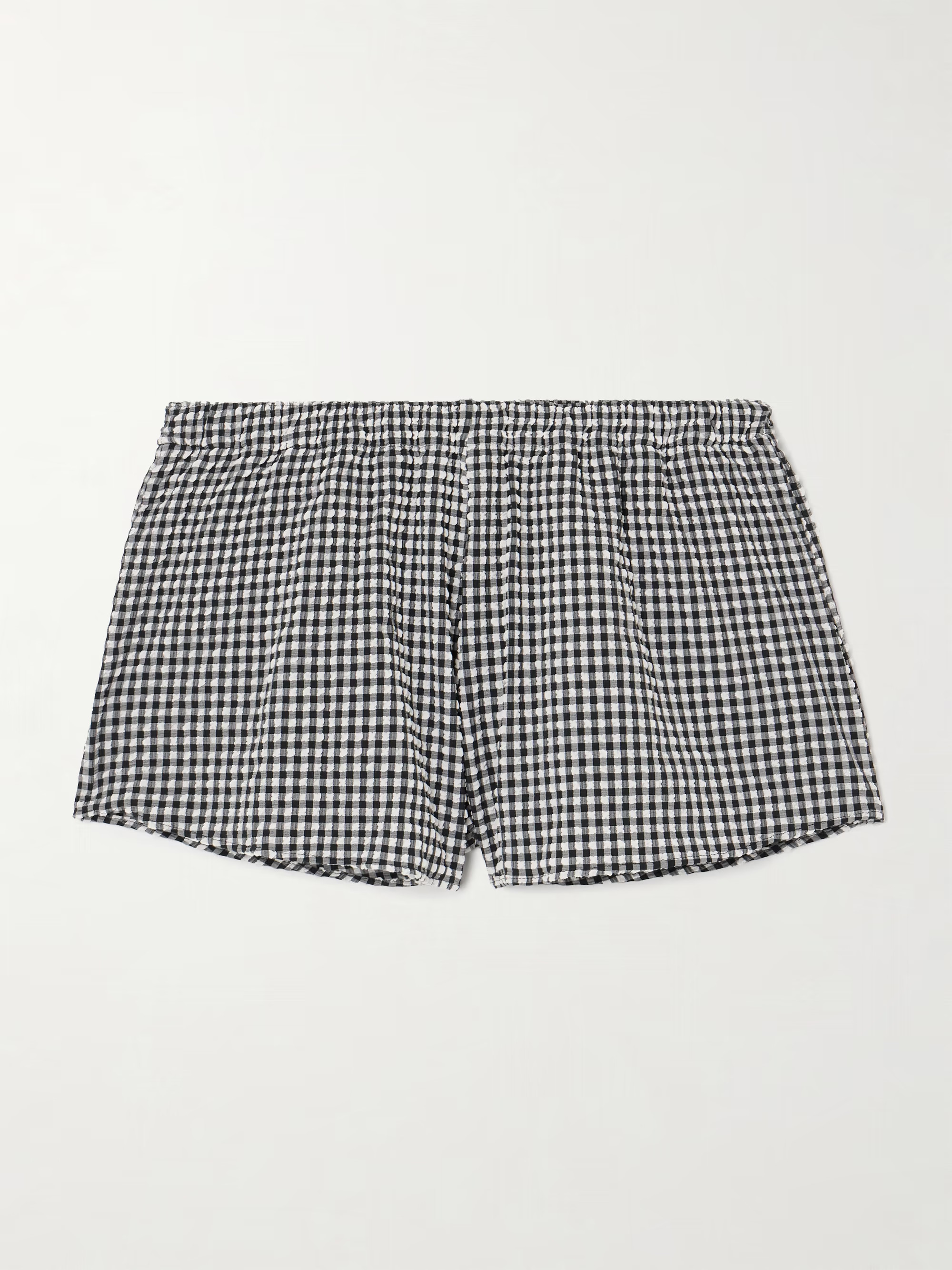 Gingham seersucker shorts | NET-A-PORTER (US)