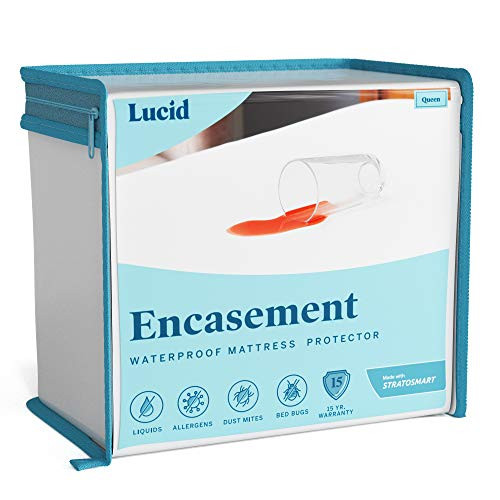LUCID Encasement Mattress Protector - Completely Surrounds Mattress for Waterproof Protection | Amazon (US)