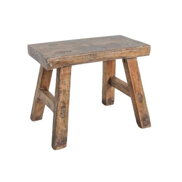 Vintage Mini Elm Stool XLI | Meridian