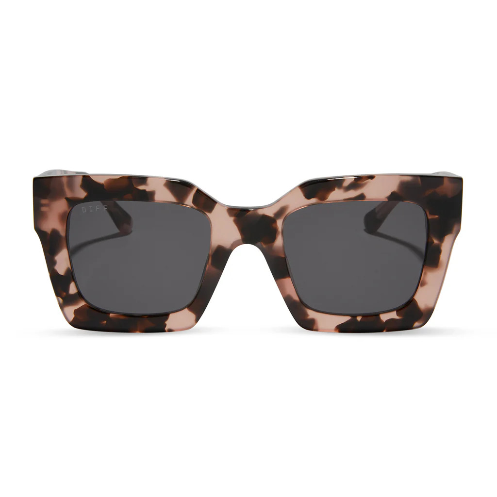 DANI - HIMALAYAN TORTOISE + GREY SUNGLASSES | DIFF Eyewear