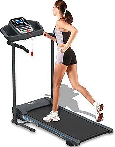SereneLife Folding Treadmill - Foldable Home Fitness Equipment with LCD for Walking & Running - C... | Amazon (US)