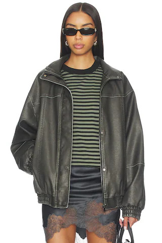 Jaide Faux Leather Bomber
                    
                    superdown | Revolve Clothing (Global)