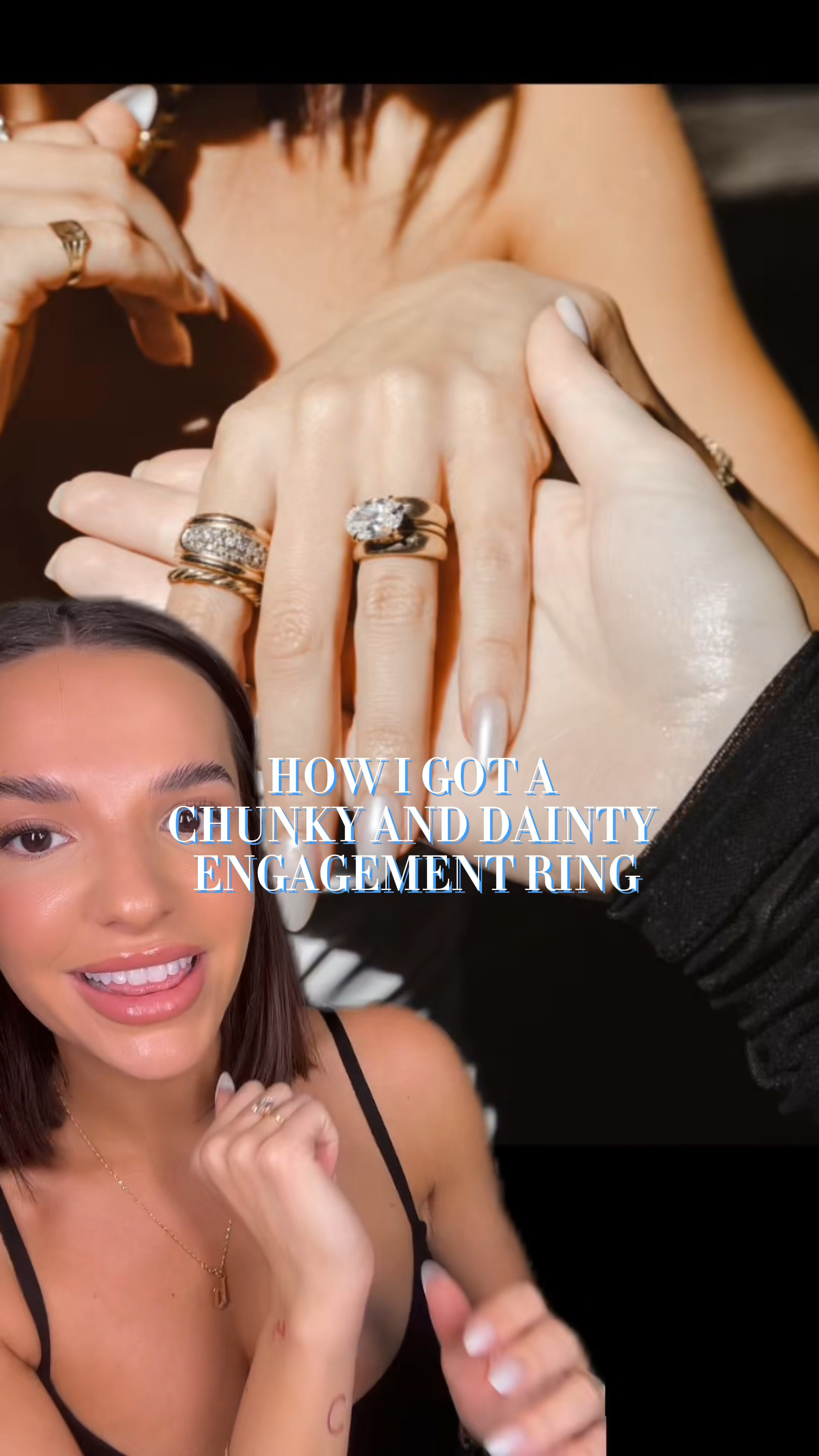 Engagement ring and engagement outfits! 
