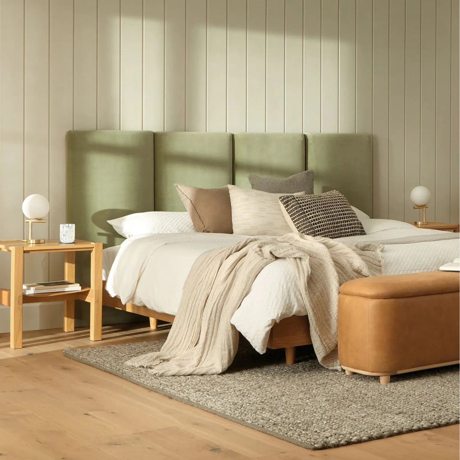 The Basi x Noel Velvet Bedroom Bundle - King | Article