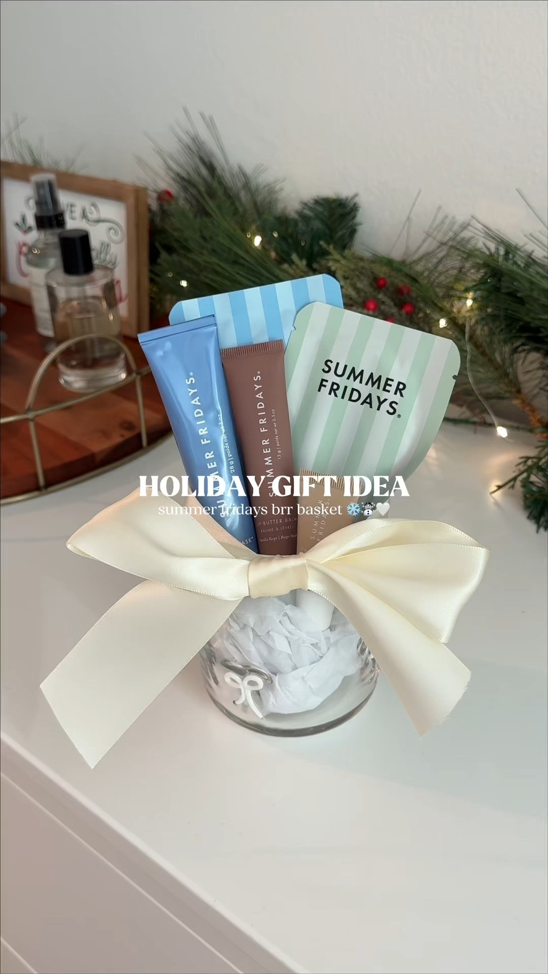 Summer Fridays winter brr basket! ❄️☃️ the cutest gift for any skincare lover 

#LTKselfcare #LTKGiftGuide #LTKHoliday