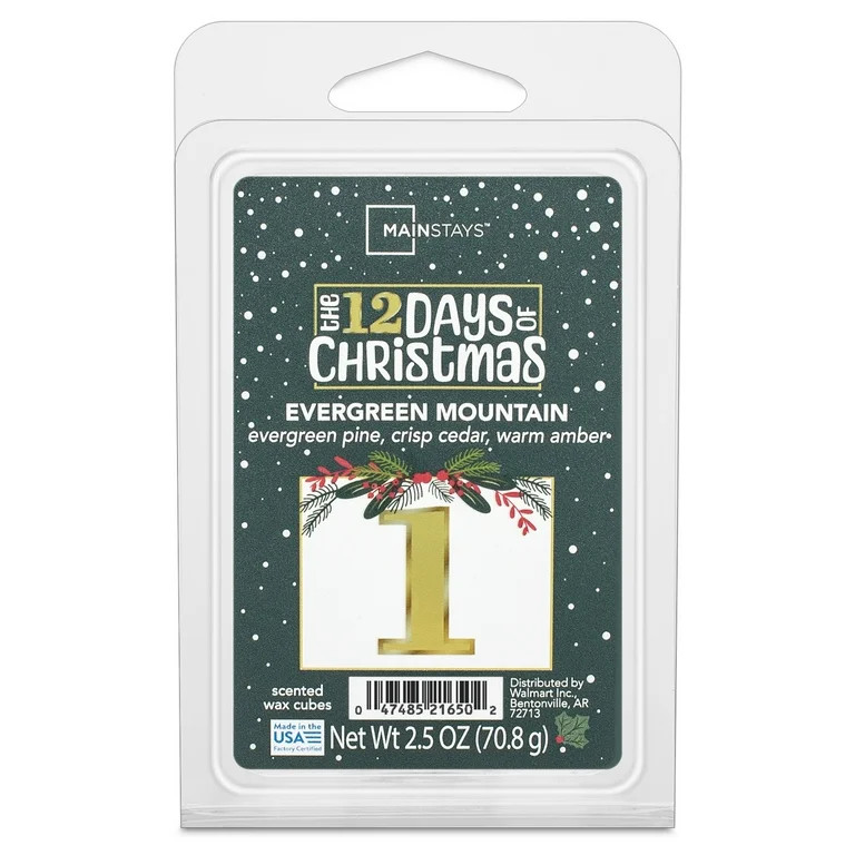 Mainstays Evergreen Mountain Scent Wax Melt, 2.5 oz. - Walmart.com | Walmart (US)