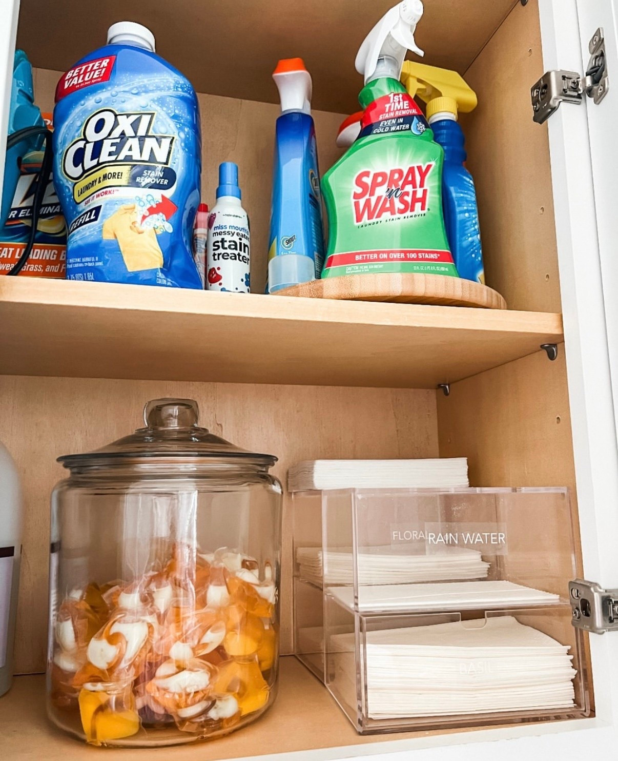 This acrylic laundry organizer from @amazon is the best! 😍