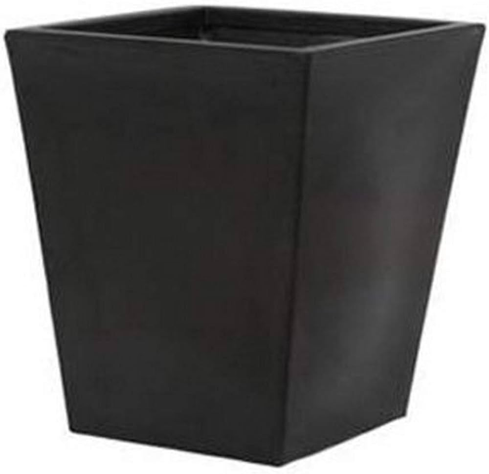Tusco CT18BK Cosmo Square Planter, Black, 18-Inch | Amazon (US)