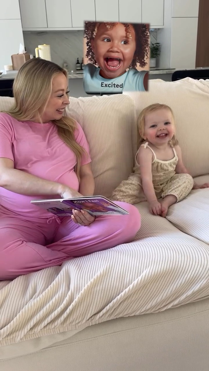 Ellie loves learning! She’s always wanting to read books about learning words and sounds and more! We have one book that teaches her about emotions, and she loves to show us each emotion! My favorite is when she does the silly face, because she tries to copy the picture and put her hands on her ears! She is so cute in this era, and I love watching her learn. Shes so smart and is trying to talk more and more! ❤️ 

 #LTKBaby #LTKBump #LTKSeasonal