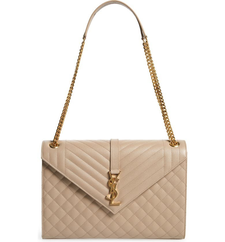 Large Envelope Calfskin Shoulder Bag | Nordstrom