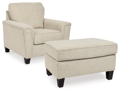 Abinger Chair and Ottoman | Ashley