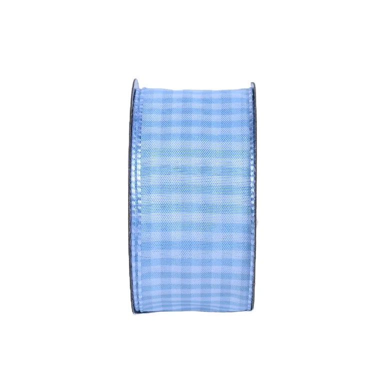 Gwen Studios 1.5" Light Blue Gingham Ribbon, 3 Yards - Walmart.com | Walmart (US)