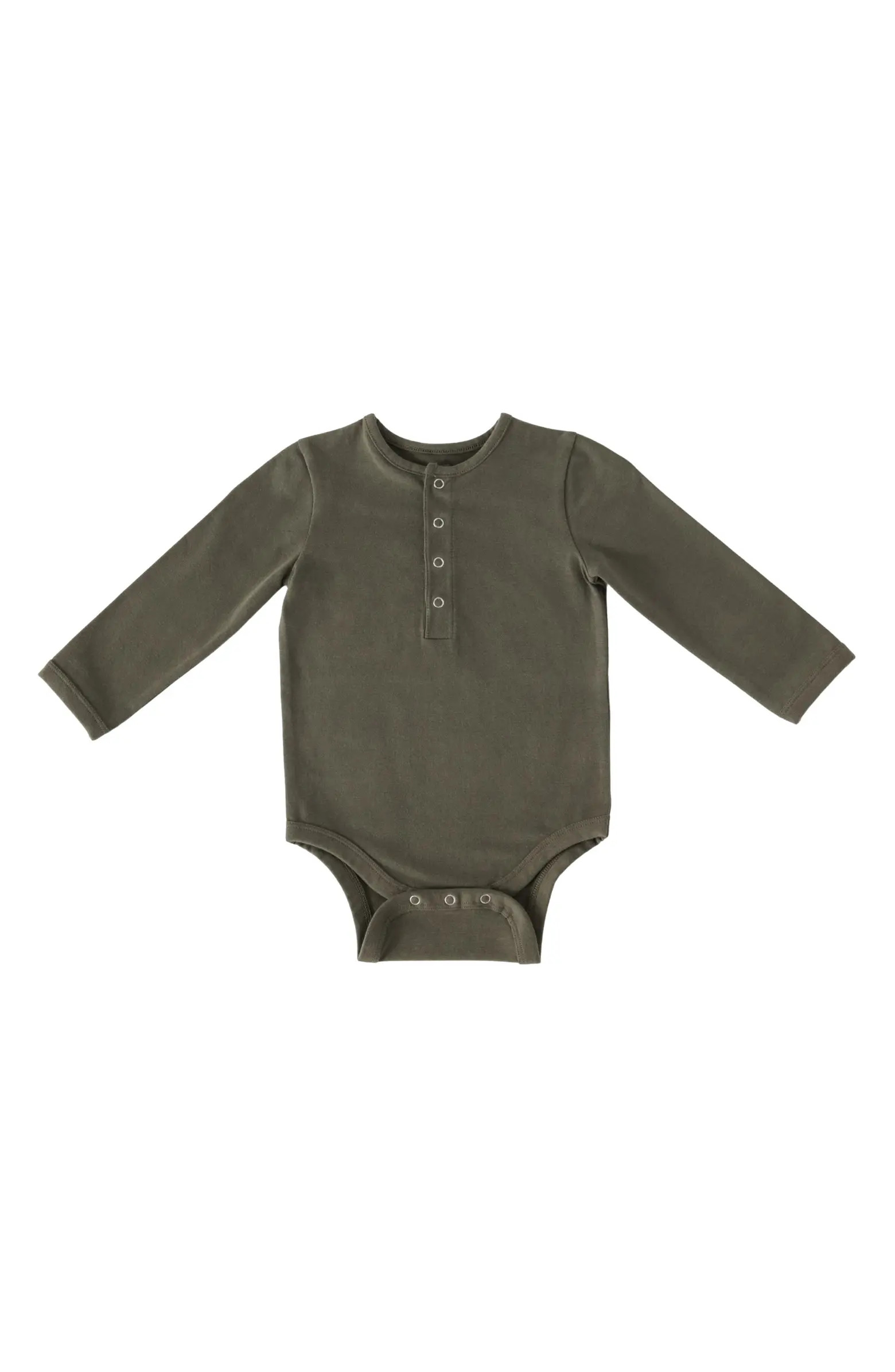 Pehr Essentials Long Sleeve Organic Cotton Bodysuit | Nordstrom | Nordstrom