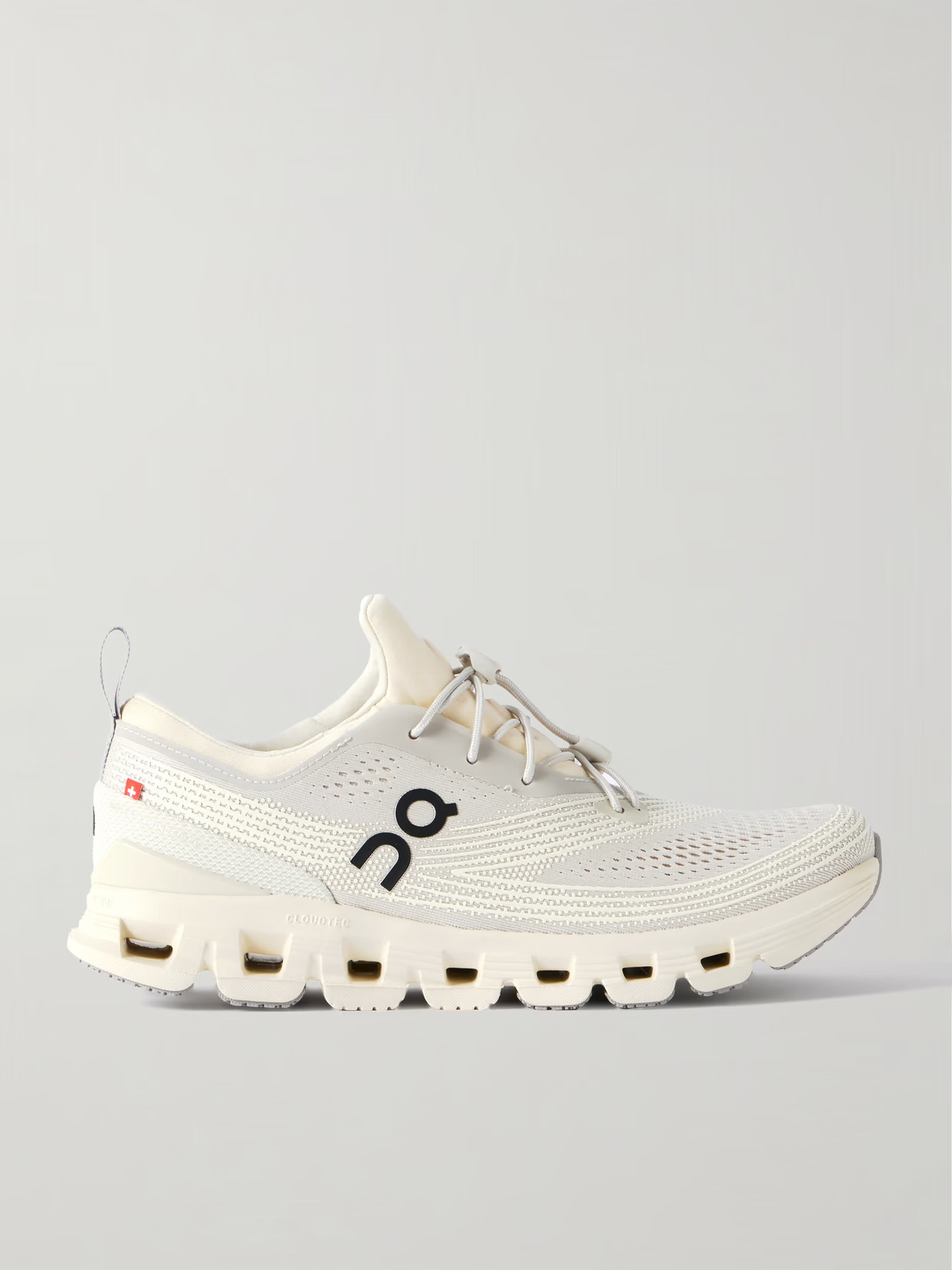 ON - Cloud X Z5 Rubber-trimmed Mesh Sneakers - Cream | NET-A-PORTER (US)