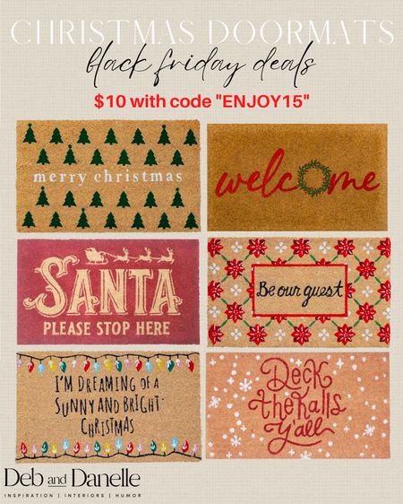 Christmas doormats only $10 from Kohls with code “ENJOY15” 

Doormats, Christmas doormats, Christmas front porch, cute doormats, festive doormats, holiday theme doormats, holiday front porch, holiday doormat, Black Friday sale, kohls sale, kohls home, Black Friday deals, early Black Friday sale, Christmas home, Deb and Danelle

#LTKhome #LTKHoliday #LTKsalealert