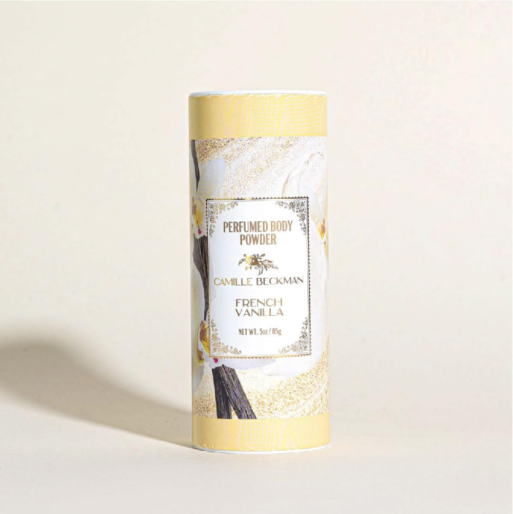 French Vanilla Scented Talc-Free Body Powder, Perfumed Dusting Powder, Camille Beckman 3 Ounce | Amazon (US)