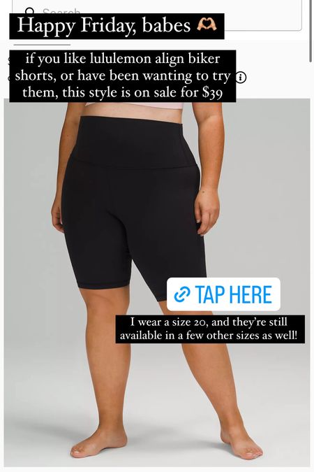 Lululemon biker shorts on sale! I wear a size 20 :) 

————————————————————

plus size, plus size outfit, plus size fashion, curvy style, curvy fashion, size 20, size 18, size 16, size 3x size 2x size 4x, casual, Ootd, outfit of the day, date night, date night outfit, lingerie, date night lingerie, fall outfit, fall style, casual date night, casual fall outfit, shacket, plaid, neutral, casual chic, every day Ootd, bike biker shorts, bra. casual summer outfit, summer outfit, vacation outfit, swimsuit wedding outfit, vacation outfit, swim, plus size Ootd, casual Ootd, sandals, plus size

#LTKcurves #LTKsalealert #LTKFind