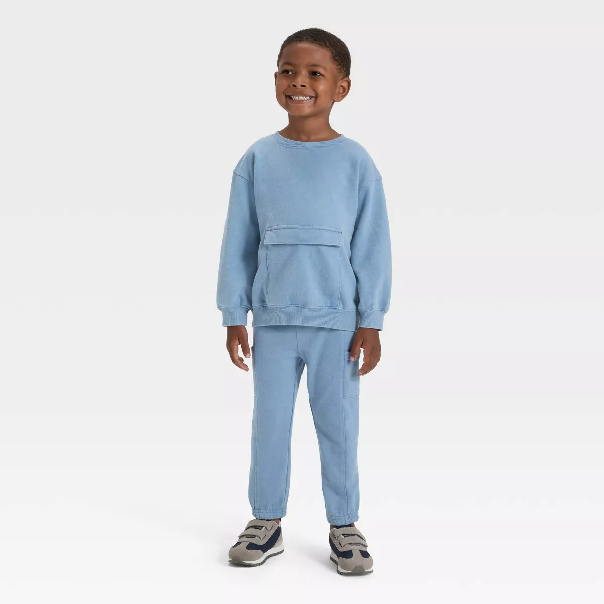 Toddler Boys' Washed French Terry Sweatshirt - Cat & Jack™ | Target