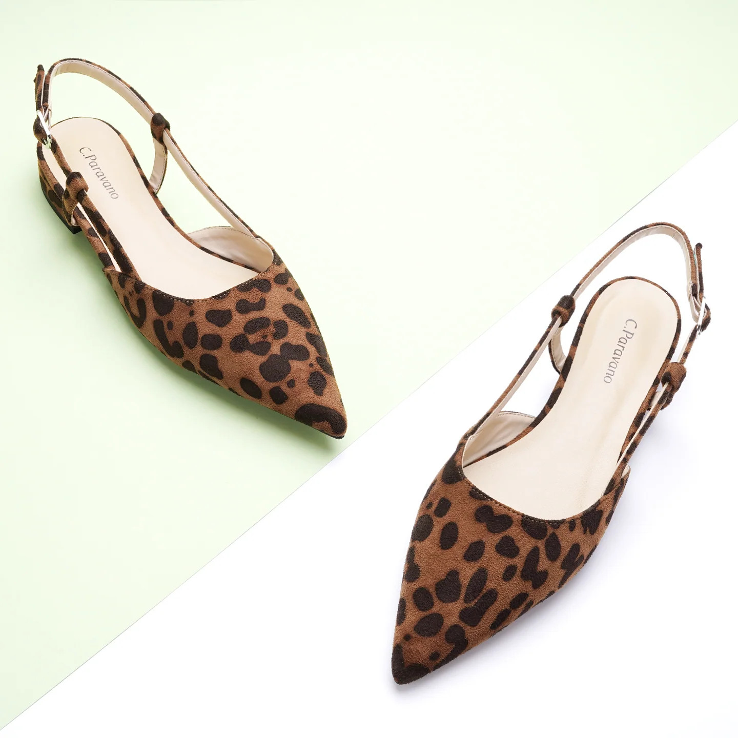Sleek Prints Slingback Flats (Freya) | C.Paravano | cparavano