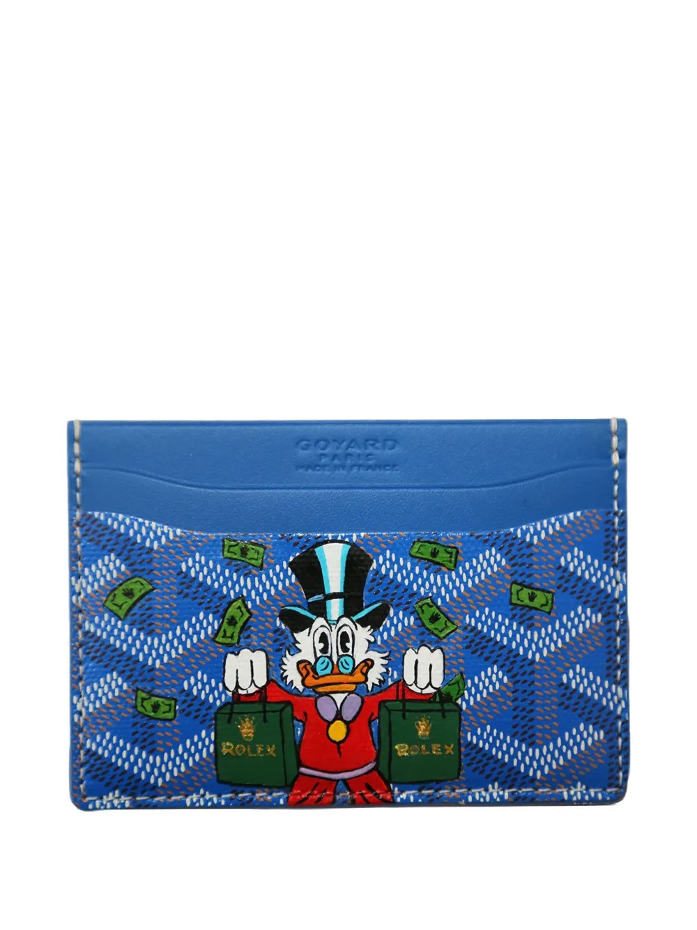 Goyard Pre-Owned customised Saint-Sulpice graphic card holder - Blue | Farfetch Global