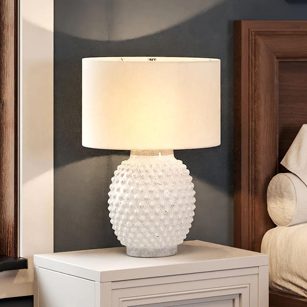 UEX7620 Transitional Table Lamp 17''W x 17''D x 24''H, White Finish, Seaside Collection | Urban Ambiance, Inc.