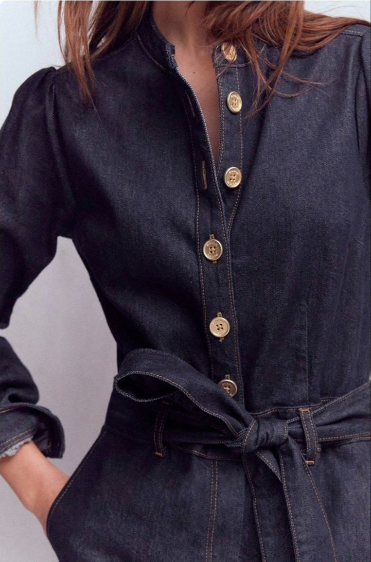 Bootcut button denim jumpsuit for petite women.Petite fashion for short women.For more style tips and finds read glambutfirstcoffee.com

#LTKMidsize #LTKPetite