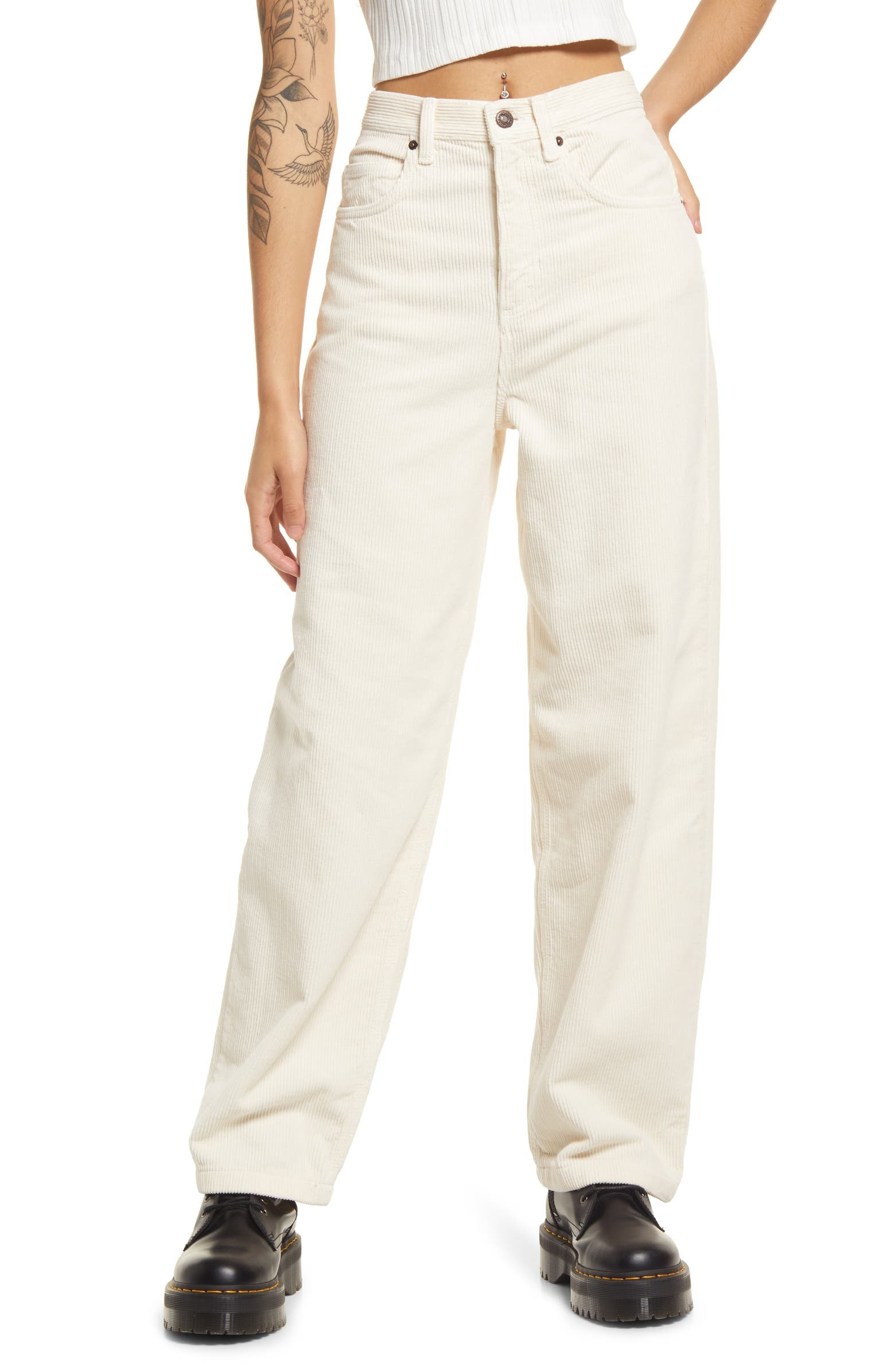 High Waist Corduroy Baggy Jeans | Nordstrom | Nordstrom