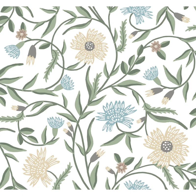 Aster Wallpaper | Wayfair North America