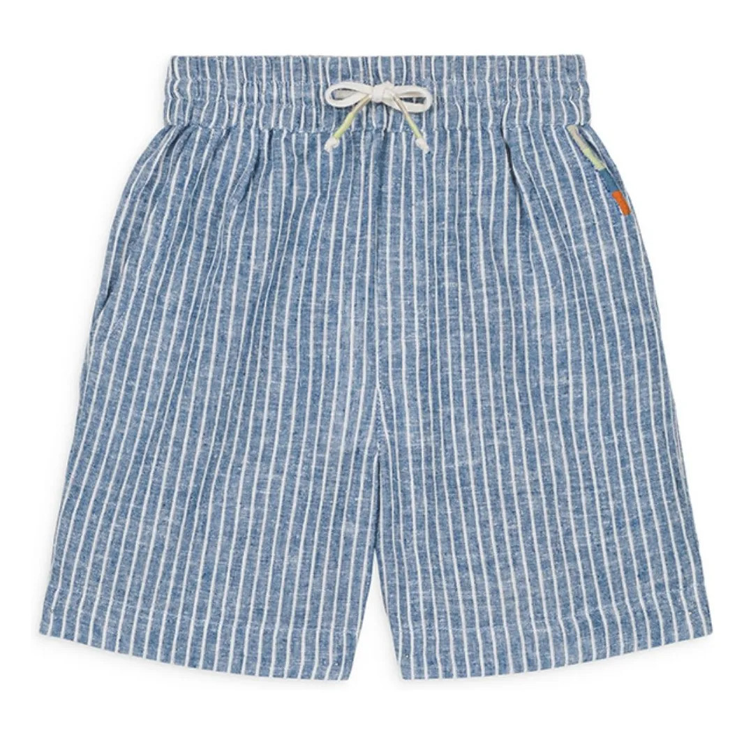 Obiki Linen shorts | Blue | Smallable