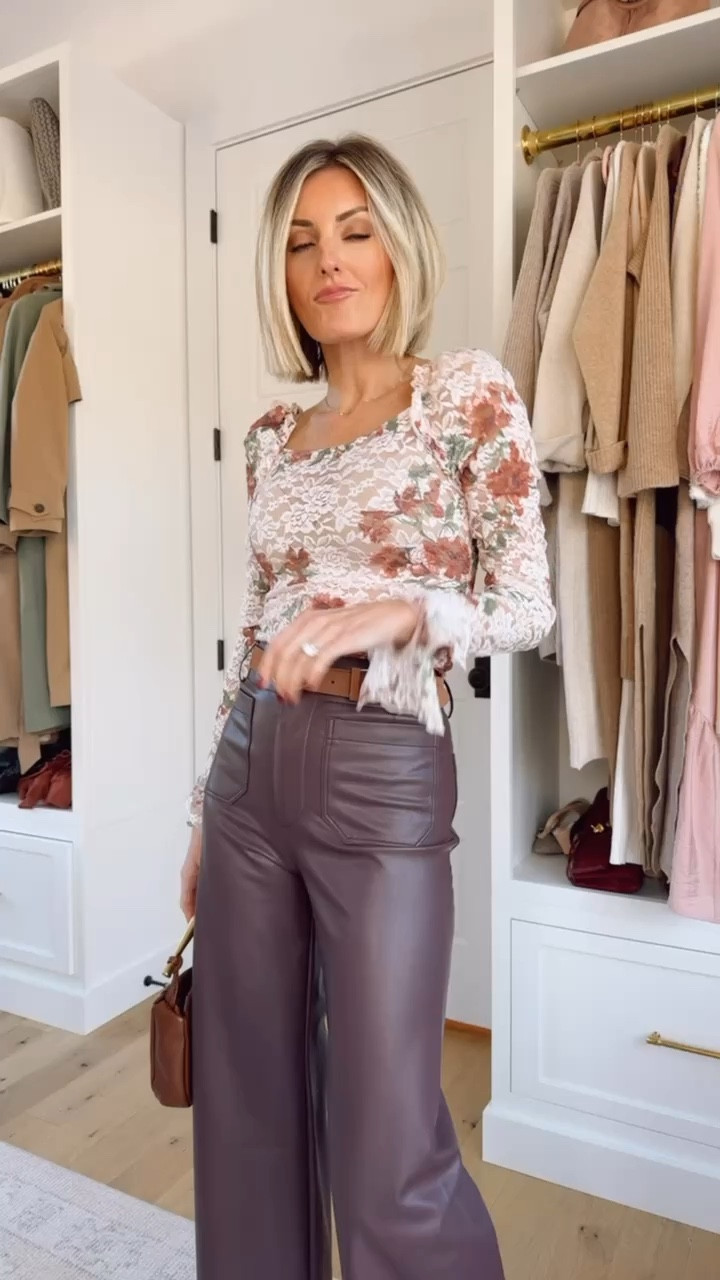 This top is currently on sale! 👏🏼 Love this for a date night! Wearing XS/25! @anthropologie #AnthroPartner @shop.ltk #liketkit

Loverly Grey, Anthropologie, date night, winter outfit, leather pantss

#LTKStyleTip #LTKSeasonal