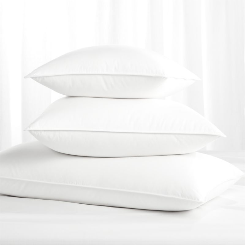 Feather-Down Bed Pillows | Crate and Barrel | Crate & Barrel