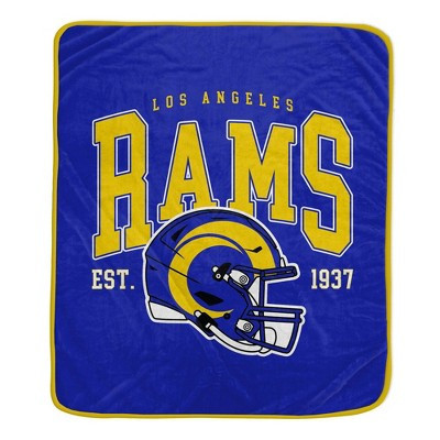 NFL Los Angeles Rams Vintage Arch Block Ultra Soft Blanket | Target