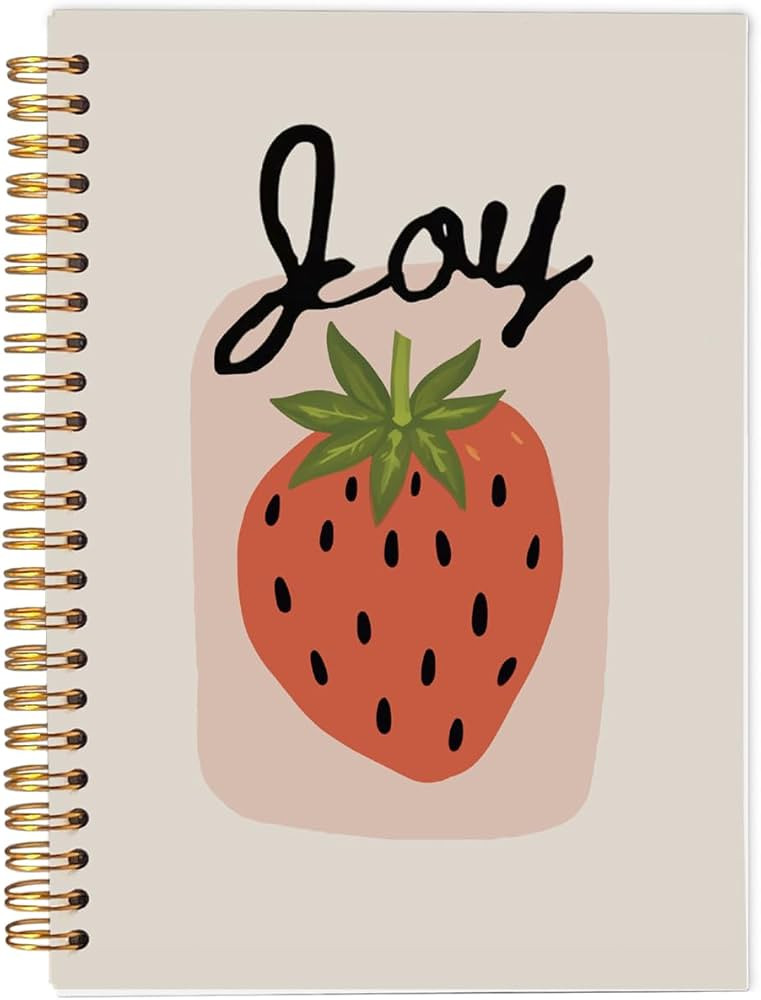 Fruit of the Spirit Joy Strawberry Notebook Journal, Christian Notebook Journal, Inspirational Ch... | Amazon (US)