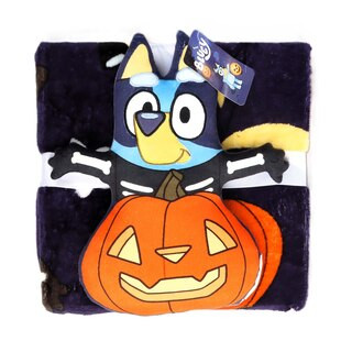 Bluey Nogginz Halloween Pillow & Plush Throw Set | CVS Health