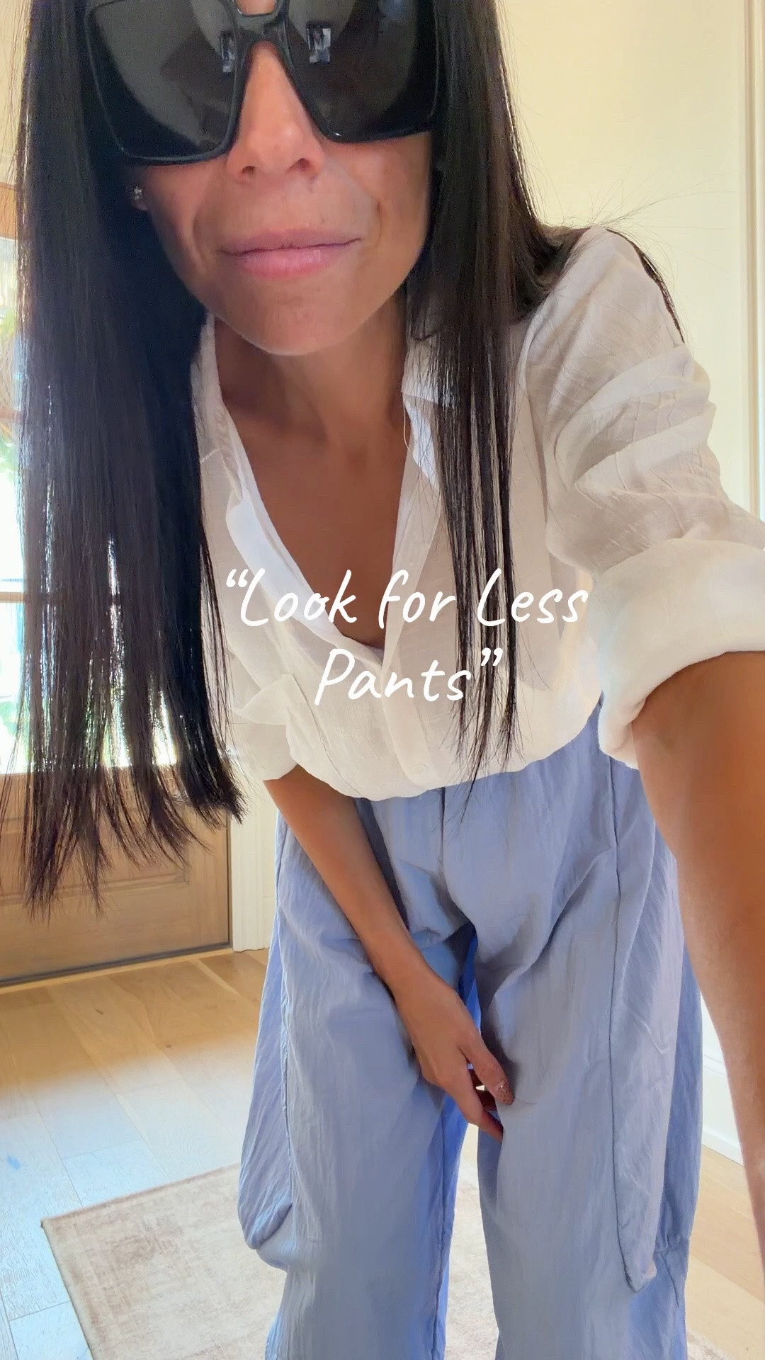 This pants are so cute and comfy! They come in many colors but I’m seeing a lot of blue trends for Fall, so I will definitely used them transitioning into the new season! I’m wearing size small on pants and shirt.

#LTKgrwm #LTKootd #LTKSeasonal