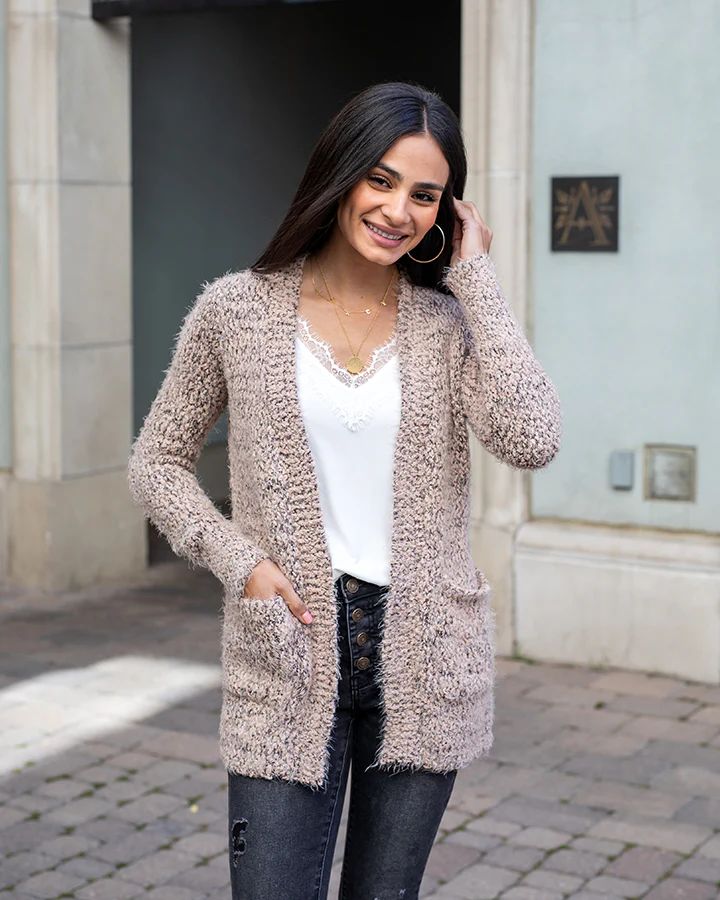 Wubby Cardi in Barley | Grace and Lace