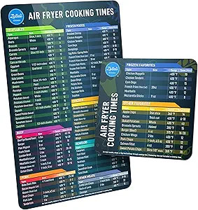 Air Fryer Magnetic Cheat Sheet Set, Air Fryer Accessories Cook Times, Airfryer Accessory Magnet S... | Amazon (US)