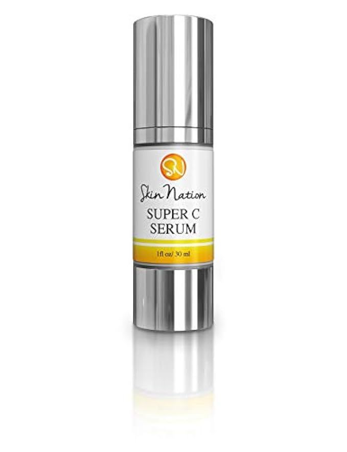 Super C Serum by Skin Nation | Vitamin C Face & Eye Serum for Anti Aging | Organic Natural Ingredien | Amazon (US)